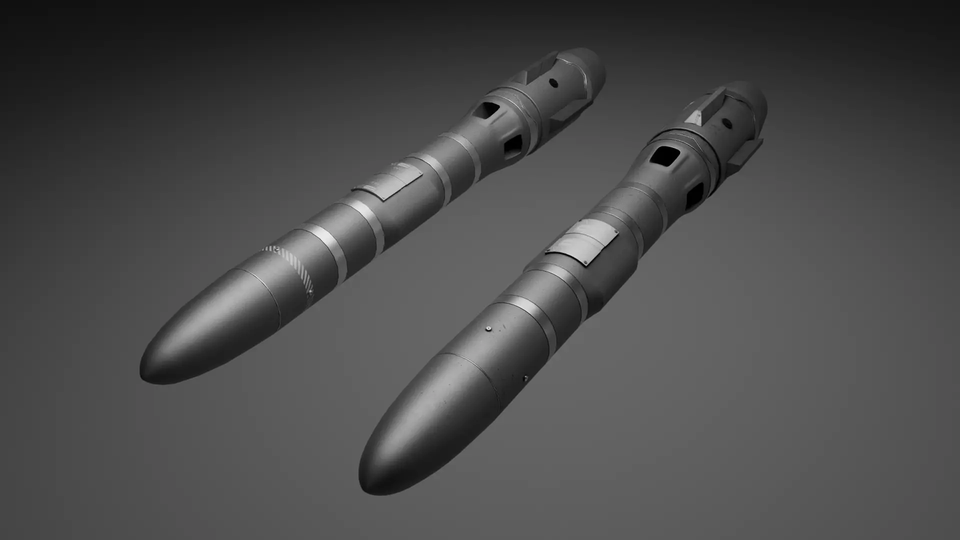 Rocket Aides Low-poly 3D model