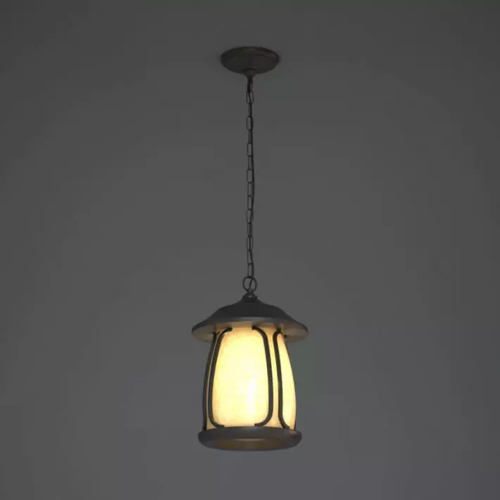 Oldschool Ceiling House Light 3D model_0