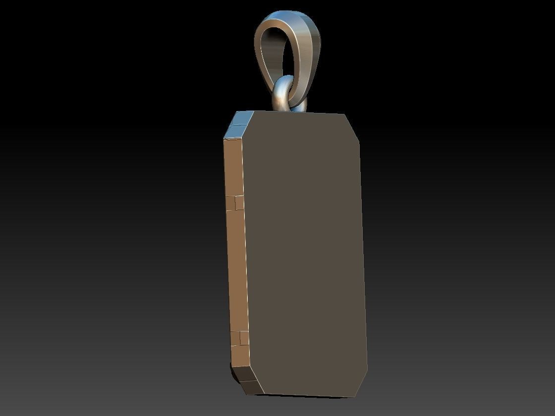 St Patrick pendant 3D print model_8