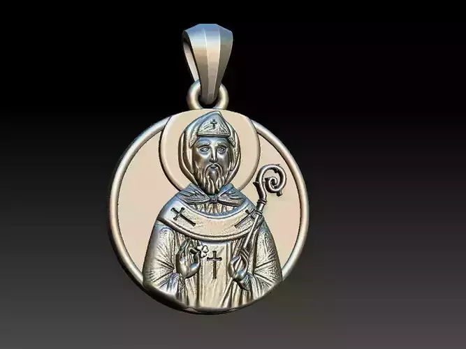 St Patrick Medal Patricio 3D print model