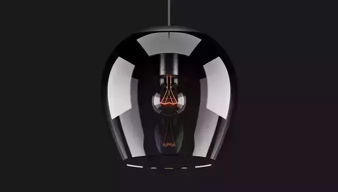 Lamp One - two tone glass lamp