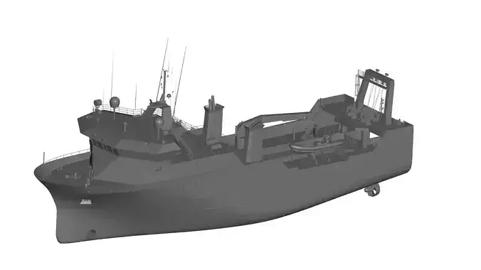 russia Warship  3D model