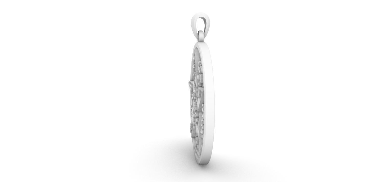 Tetragrammaton - Pentagram 3D print model_16