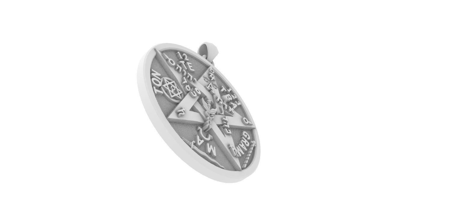 Tetragrammaton - Pentagram 3D print model_21