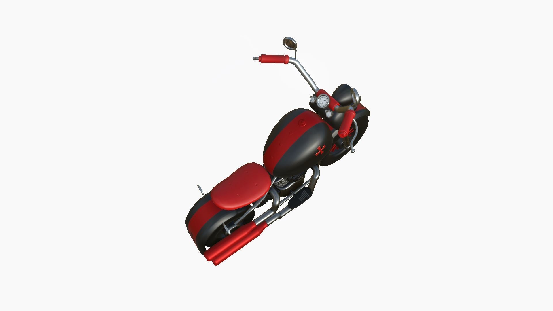 10 Motorcycle Cartoon A Collection - Custom Vehicle Design _59