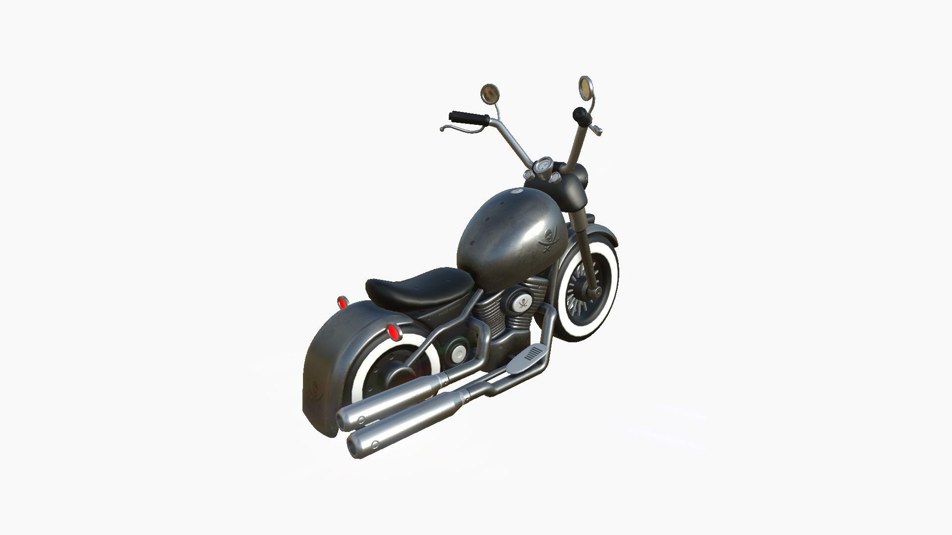 10 Motorcycle Cartoon A Collection - Custom Vehicle Design _49