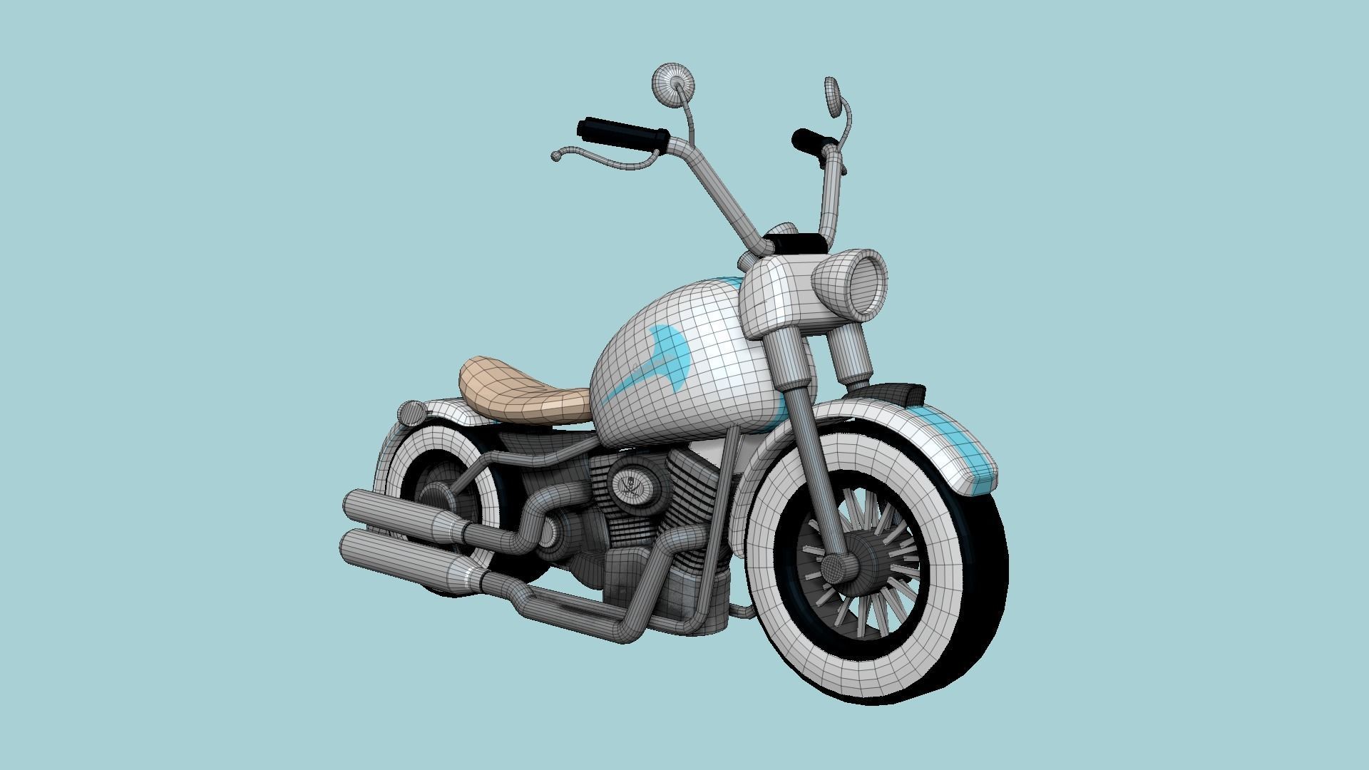 10 Motorcycle Cartoon A Collection - Custom Vehicle Design _79