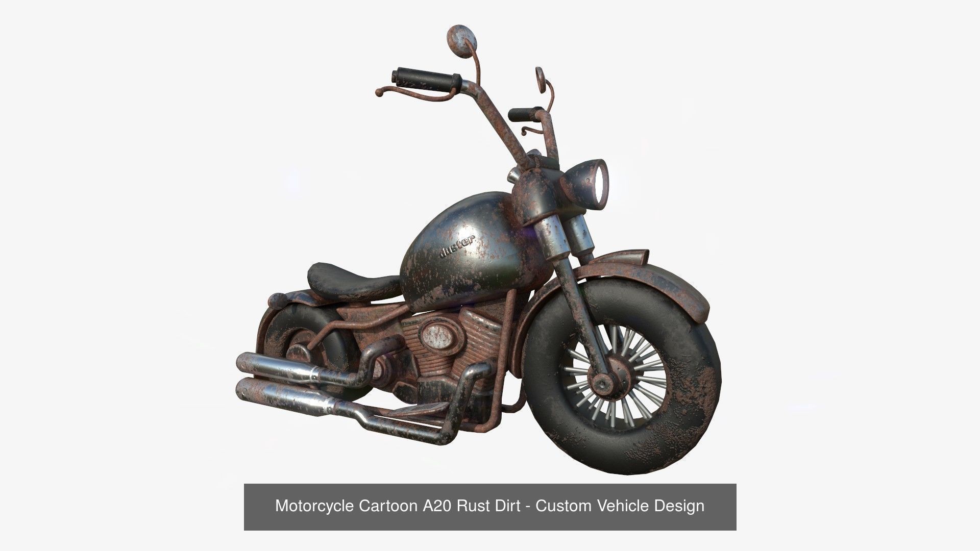 10 Motorcycle Cartoon A Collection - Custom Vehicle Design _10