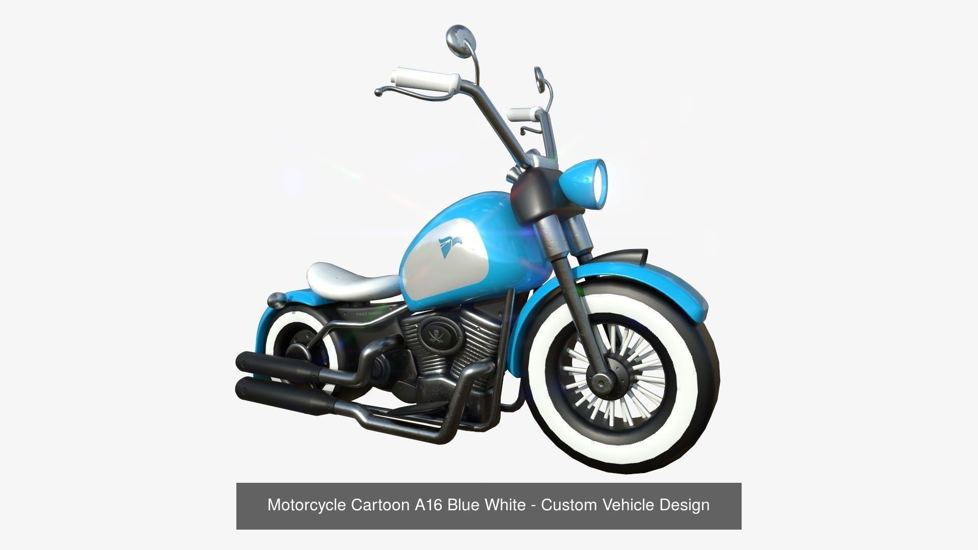 10 Motorcycle Cartoon A Collection - Custom Vehicle Design _6