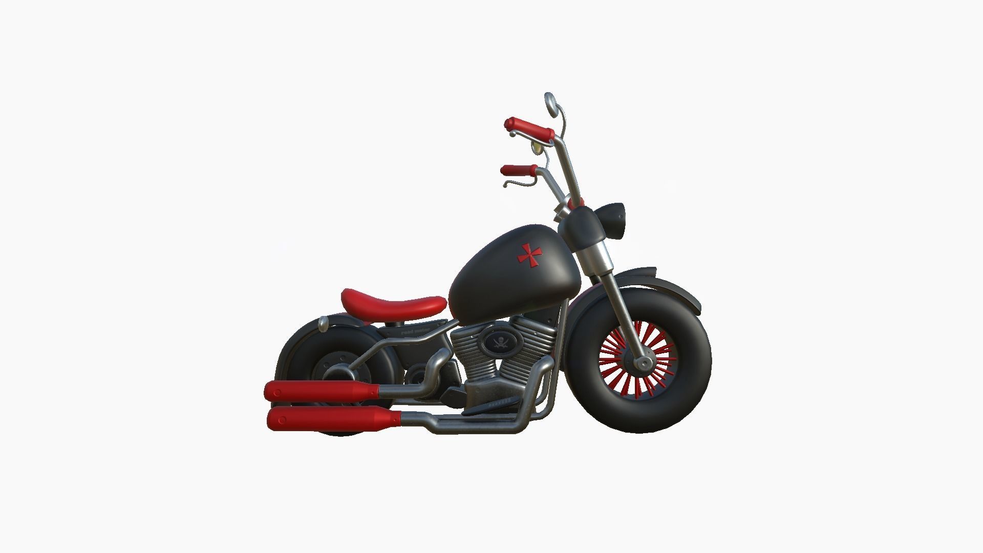 10 Motorcycle Cartoon A Collection - Custom Vehicle Design _50