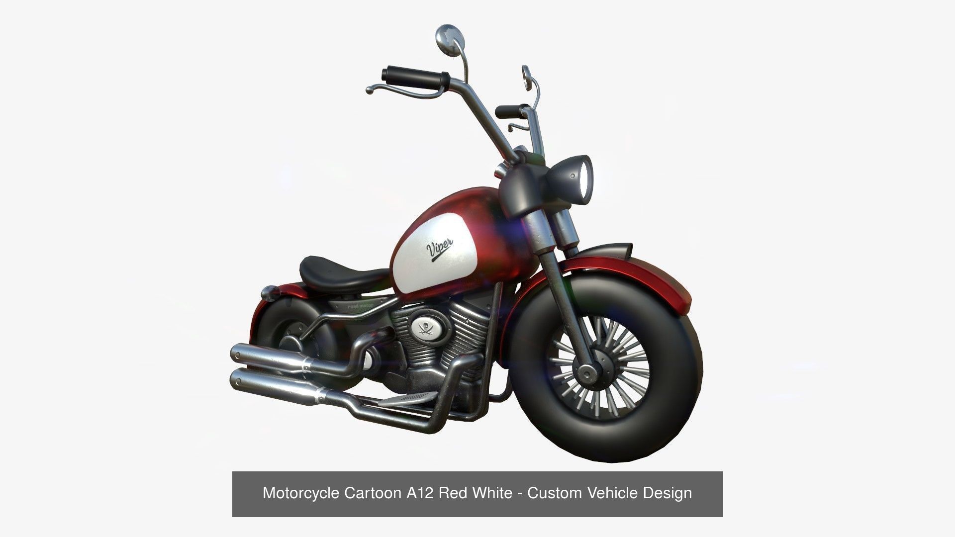 10 Motorcycle Cartoon A Collection - Custom Vehicle Design _2