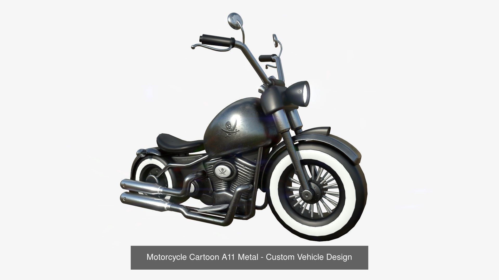 10 Motorcycle Cartoon A Collection - Custom Vehicle Design _1
