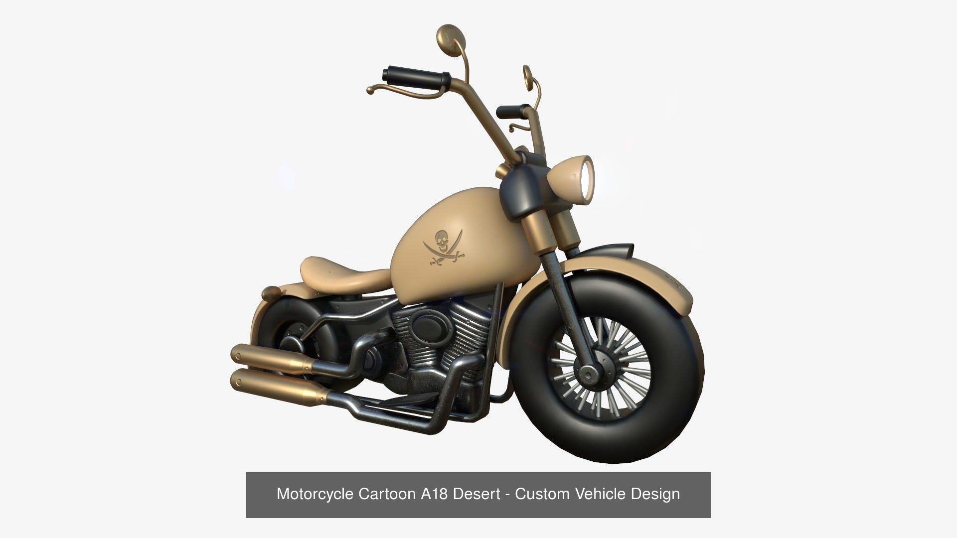 10 Motorcycle Cartoon A Collection - Custom Vehicle Design _8