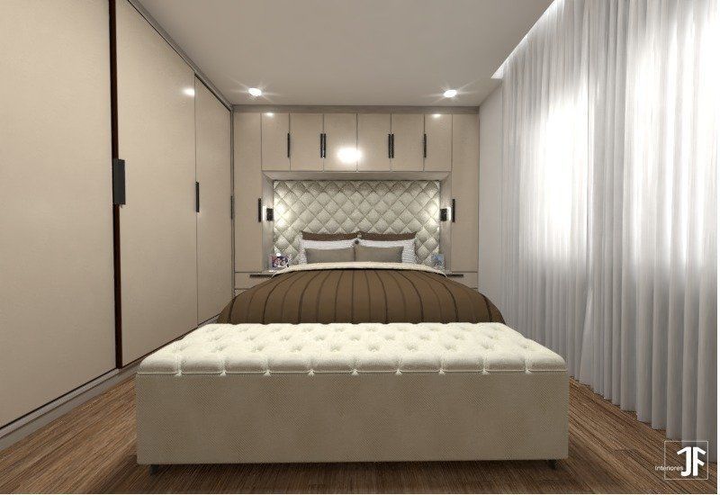 Bedroom modern design Low-poly 3D model_2