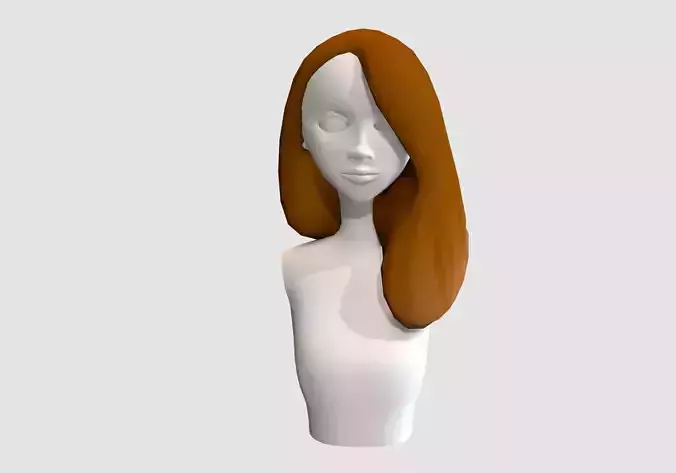 long cartoon hairstyle 