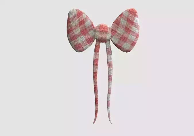 checkered red ribbon 
