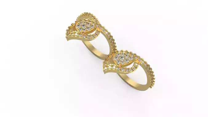 Double Finger Ring 02