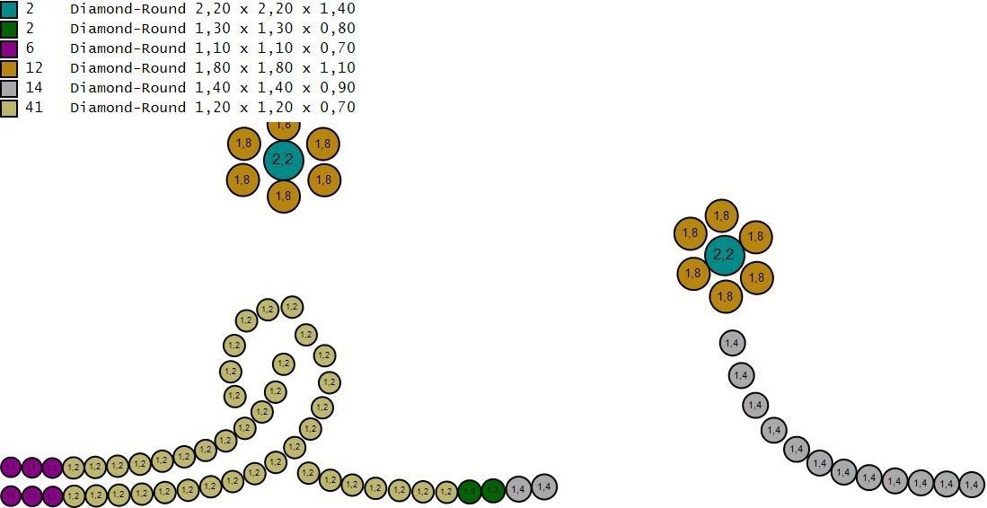 Double Finger Ring 05 3D print model_10