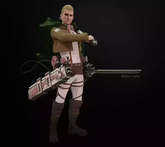 Attack On Titan - Character Erwing Smith 3D