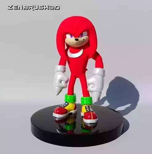 KNUCKLES - SONIC 3D print model