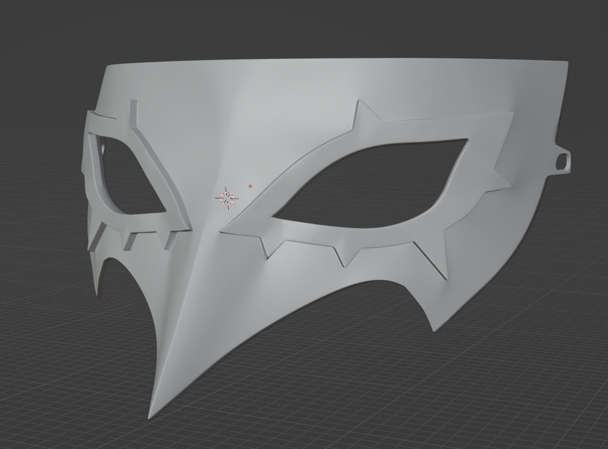 Persona Joker mask 3D print model_2
