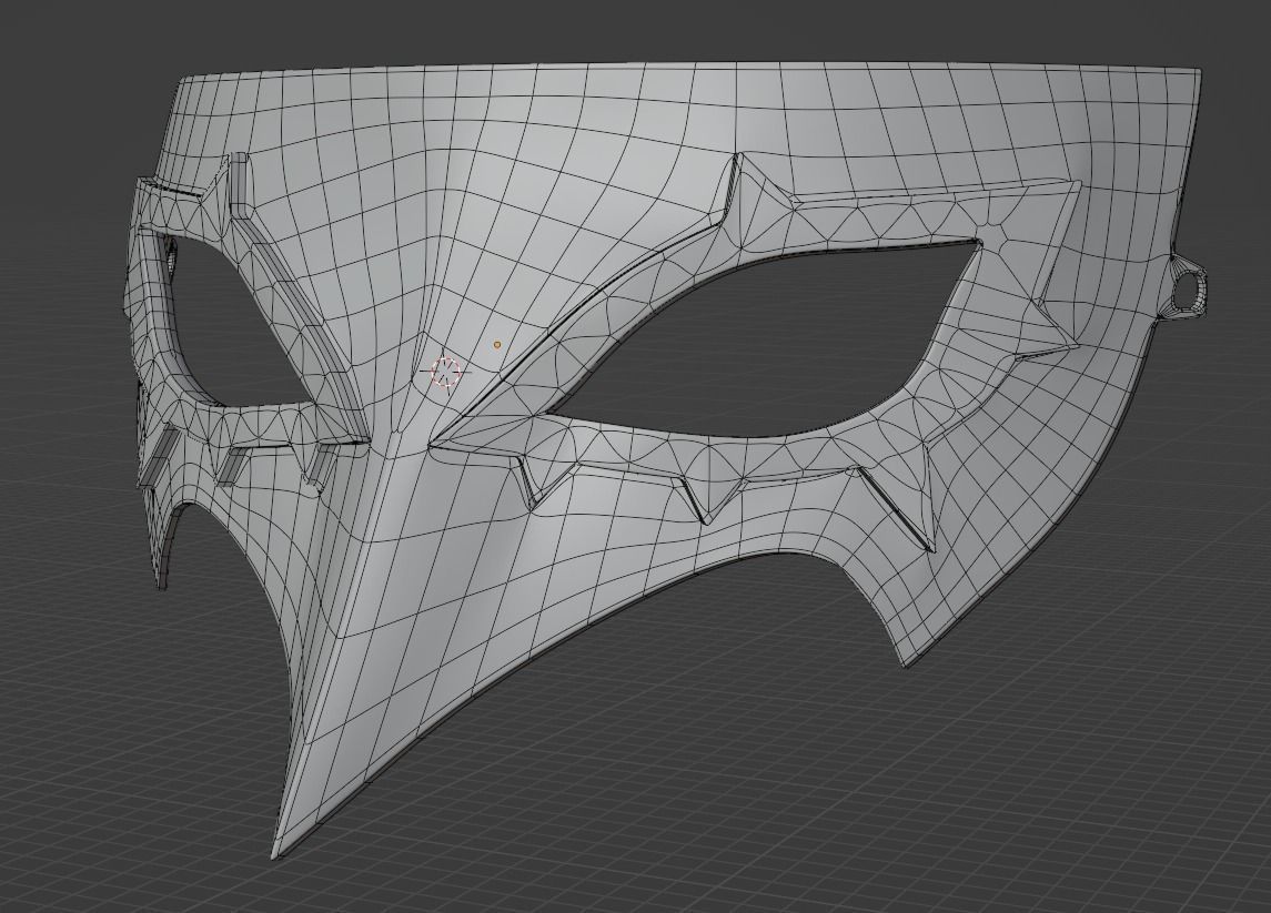 Persona Joker mask 3D print model_3