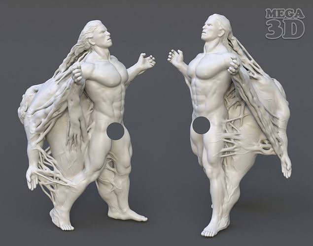 Lose Weight Men Statue 220604 3D print model