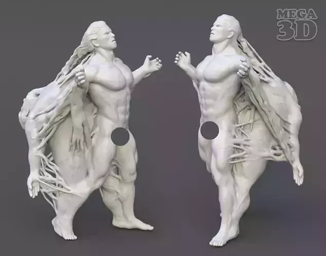 Lose Weight Men Statue 220604 3D print model