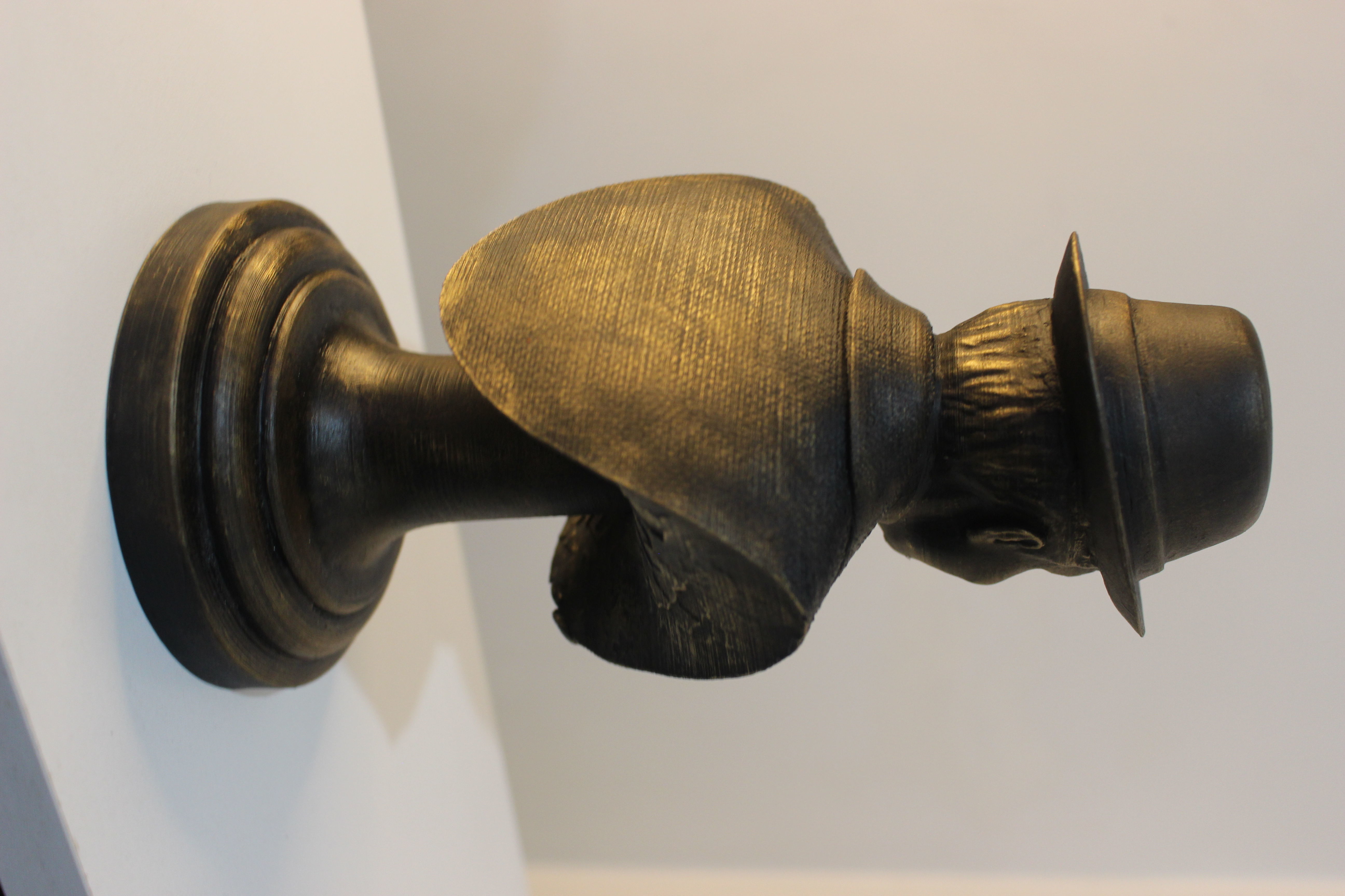 Hercule Poirot bust 3d print 3D print model_4