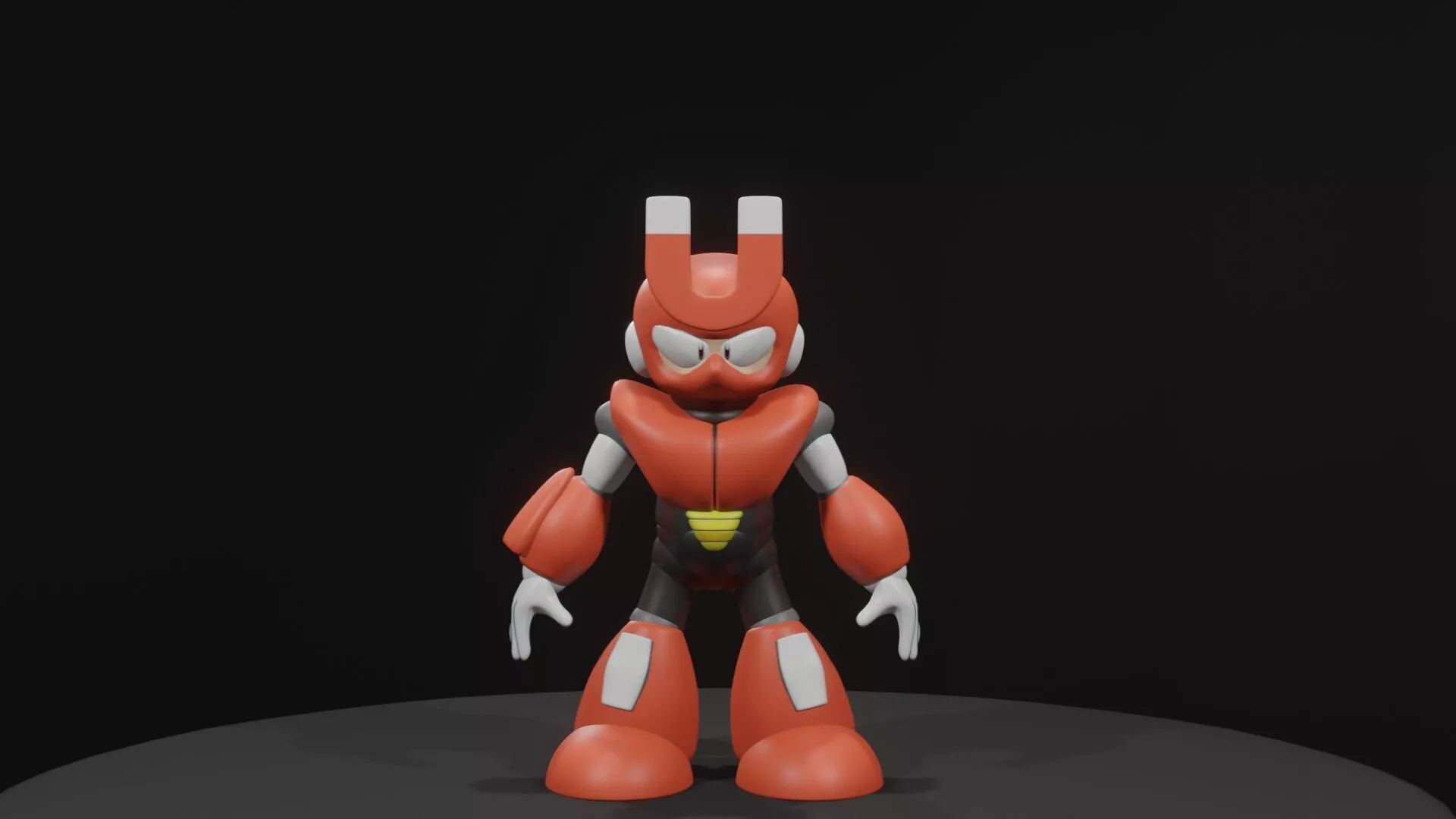 Magnetman bunny robot 3D model