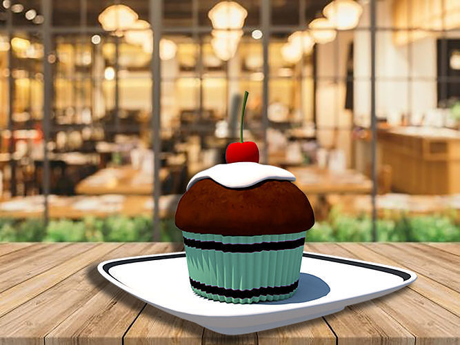 MUFFIN cupcake 3D model