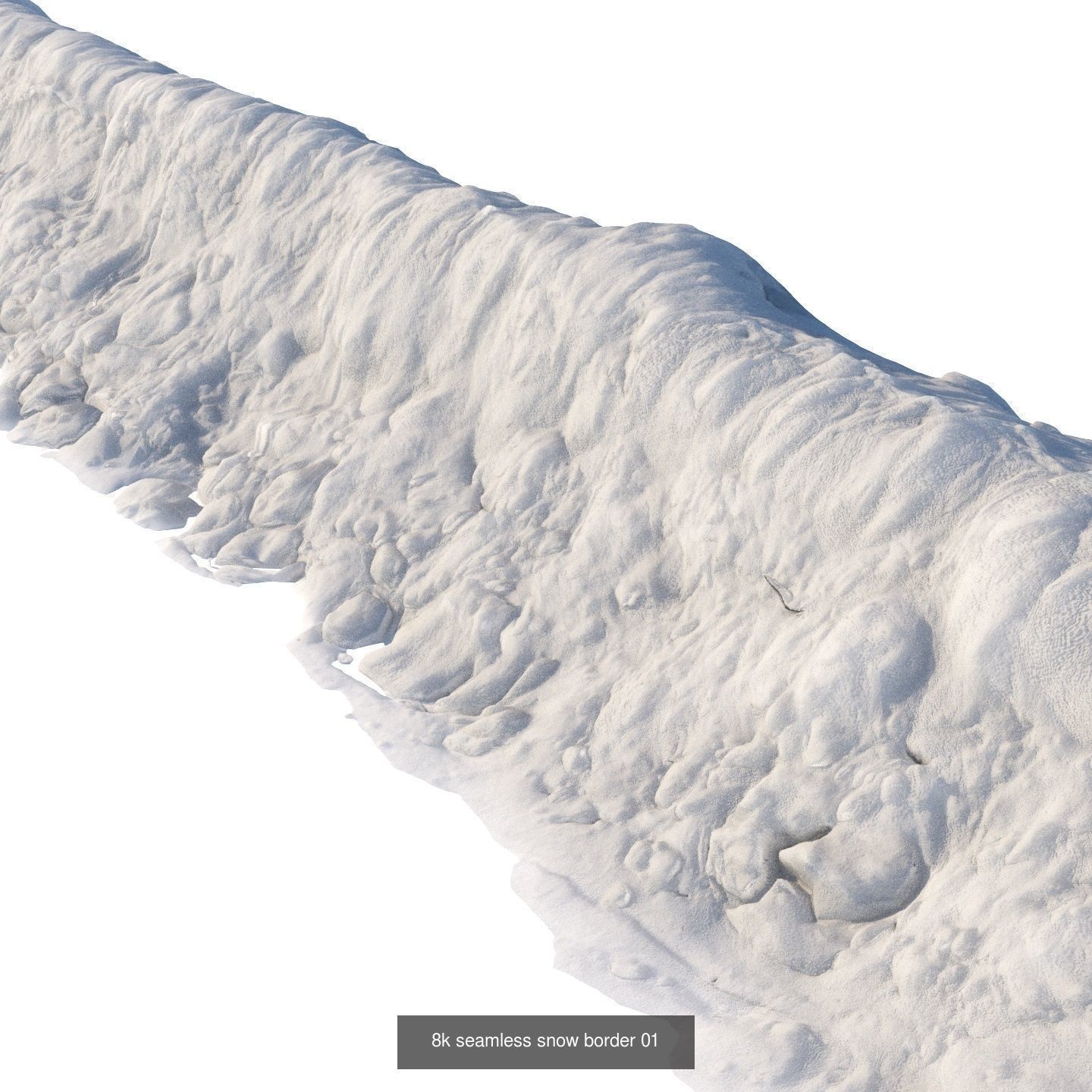 Realistic scanned winter areas and roads 3D Model Collection_19