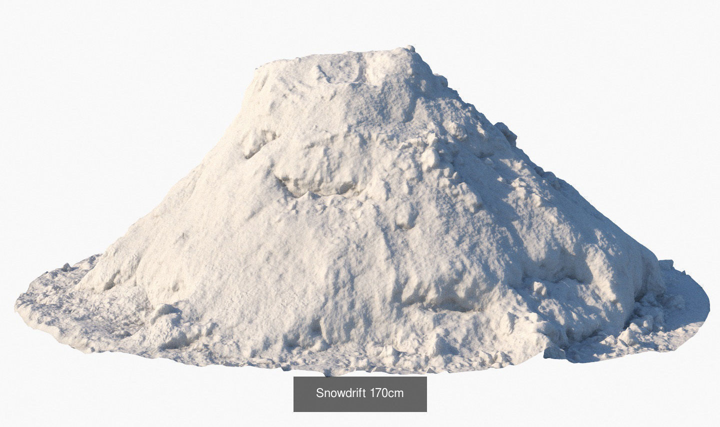 Realistic scanned winter areas and roads 3D Model Collection_36