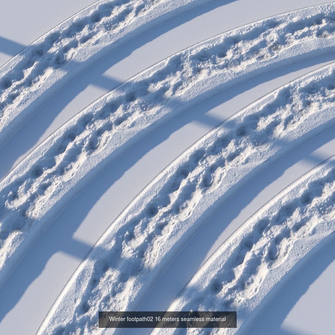 Realistic scanned winter areas and roads 3D Model Collection_32