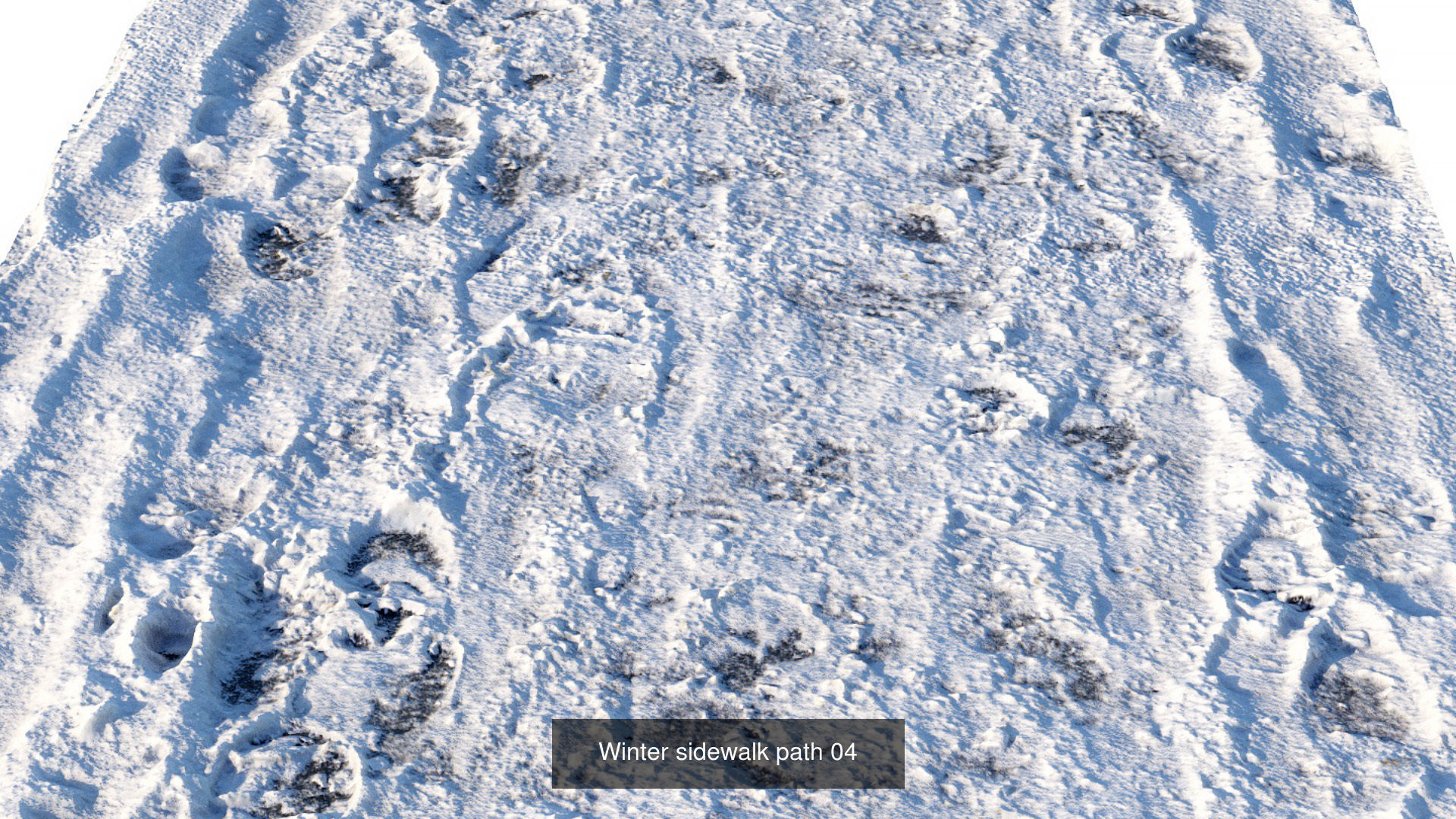 Realistic scanned winter areas and roads 3D Model Collection_45