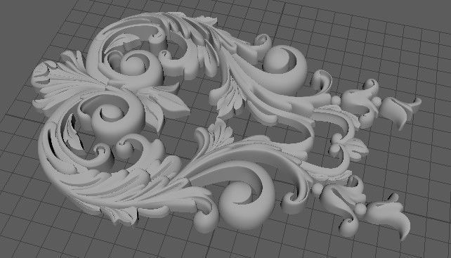 dekor ornament 3D model_1