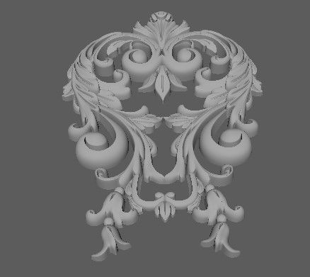 dekor ornament 3D model_3