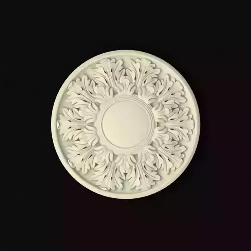 rosette ornate ceiling medallion