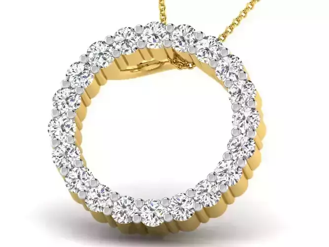 Woman Diamond Pendant