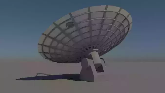 Radar satellite dish