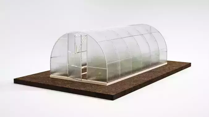 greenhouse made of glass and plastic
