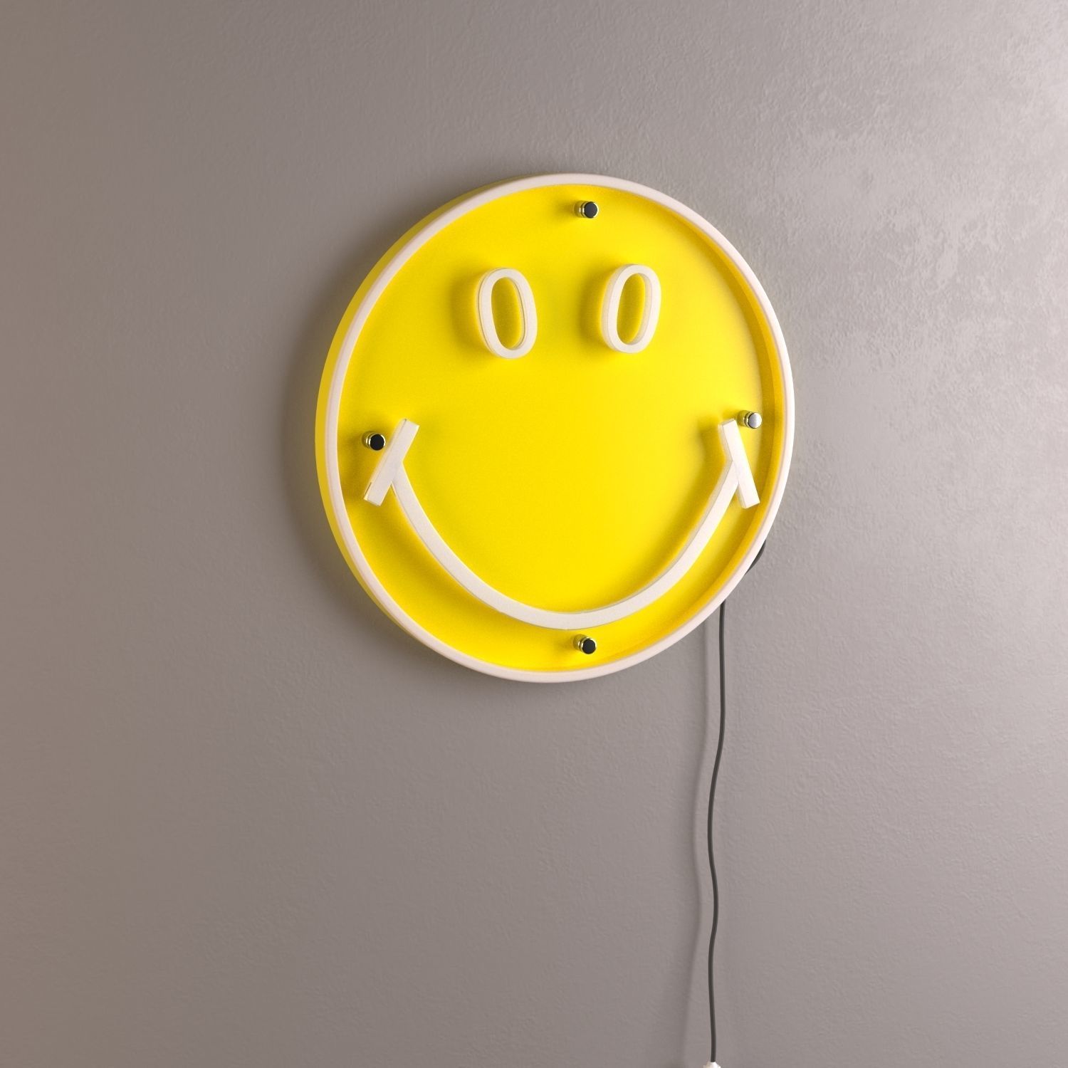 SMILEY CLASSIC NEON 3D model_1