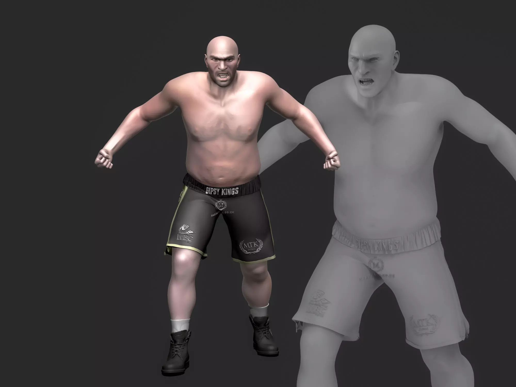 Tyson Fury 3D Printable 1 3D print model_0