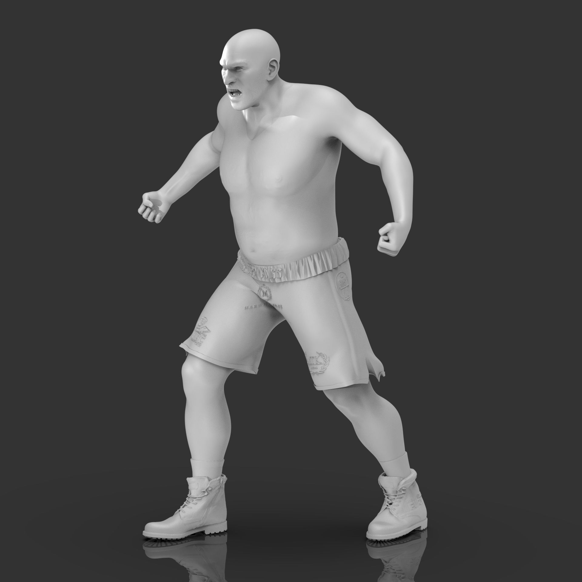 Tyson Fury 3D Printable 1 3D print model_16