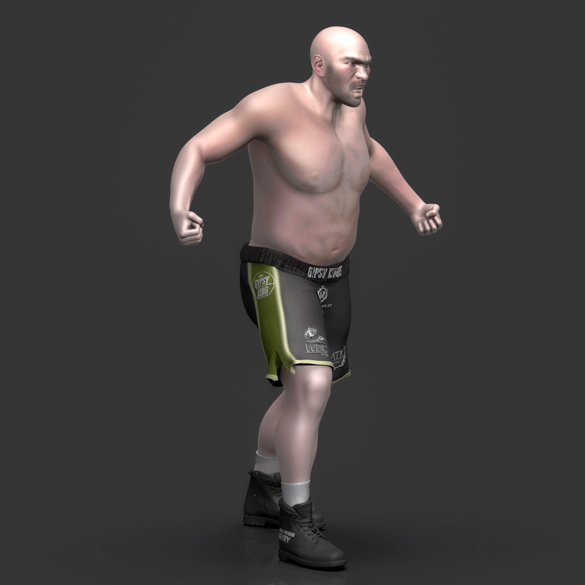 Tyson Fury 3D Printable 1 3D print model_9