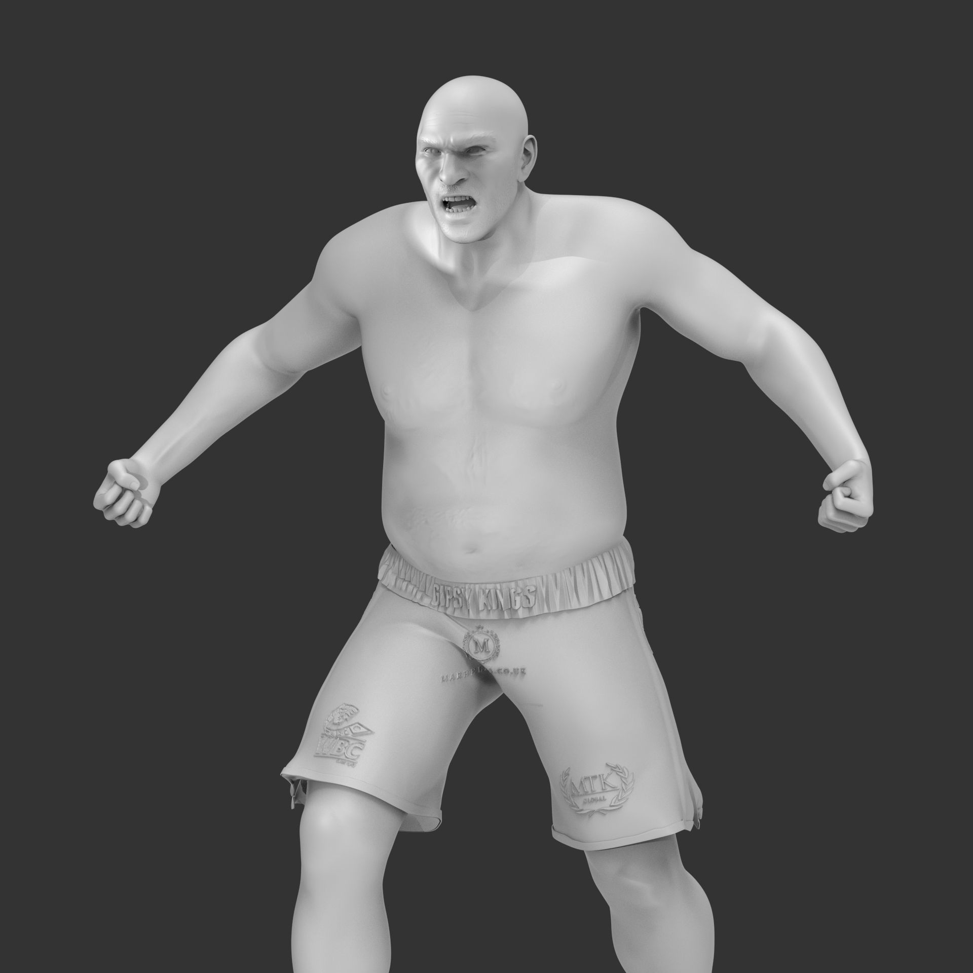 Tyson Fury 3D Printable 1 3D print model_21