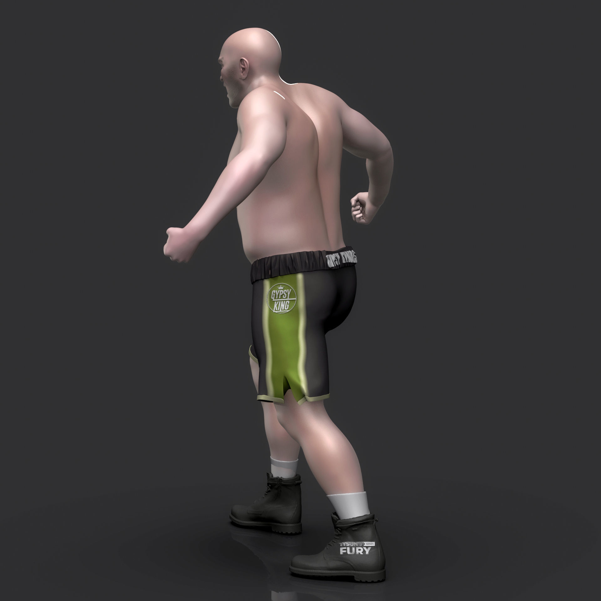 Tyson Fury 3D Printable 1 3D print model_7