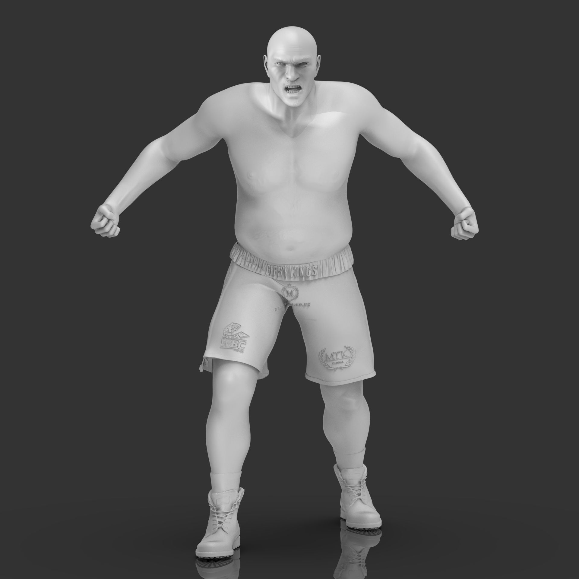 Tyson Fury 3D Printable 1 3D print model_14
