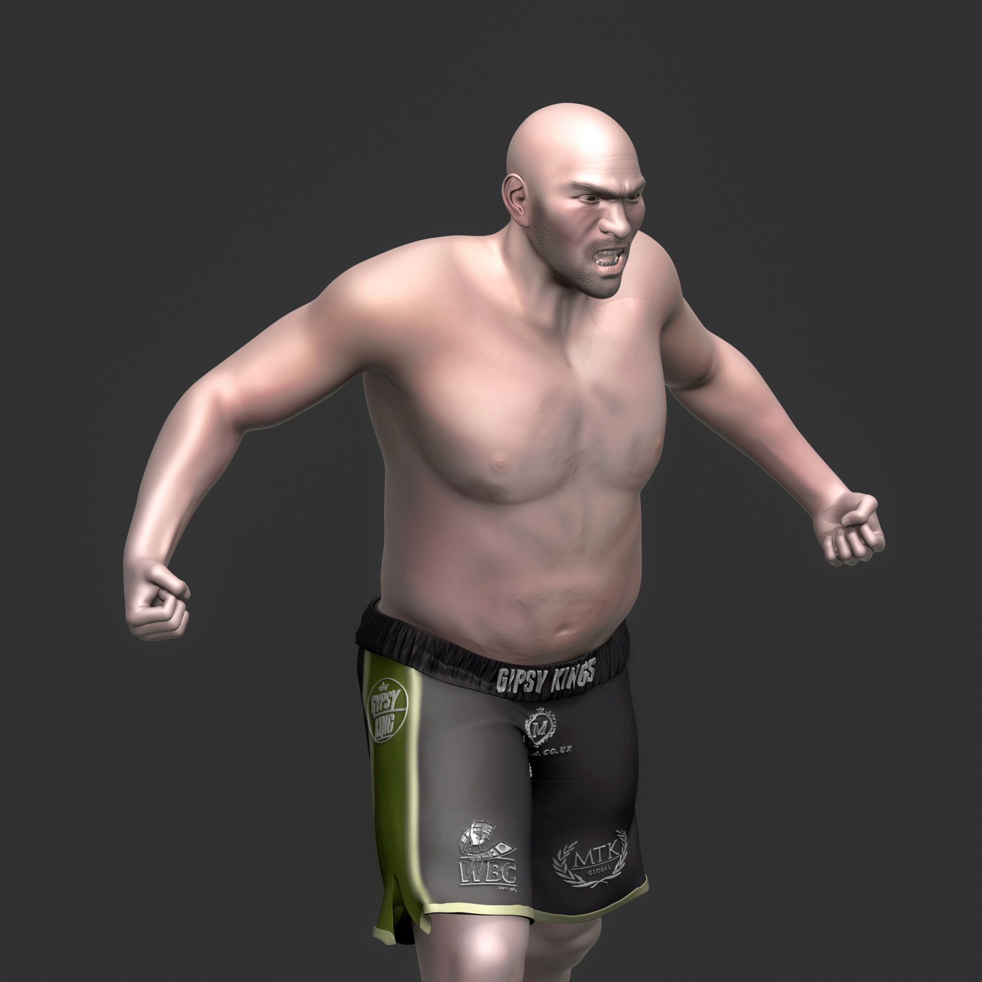Tyson Fury 3D Printable 1 3D print model_13