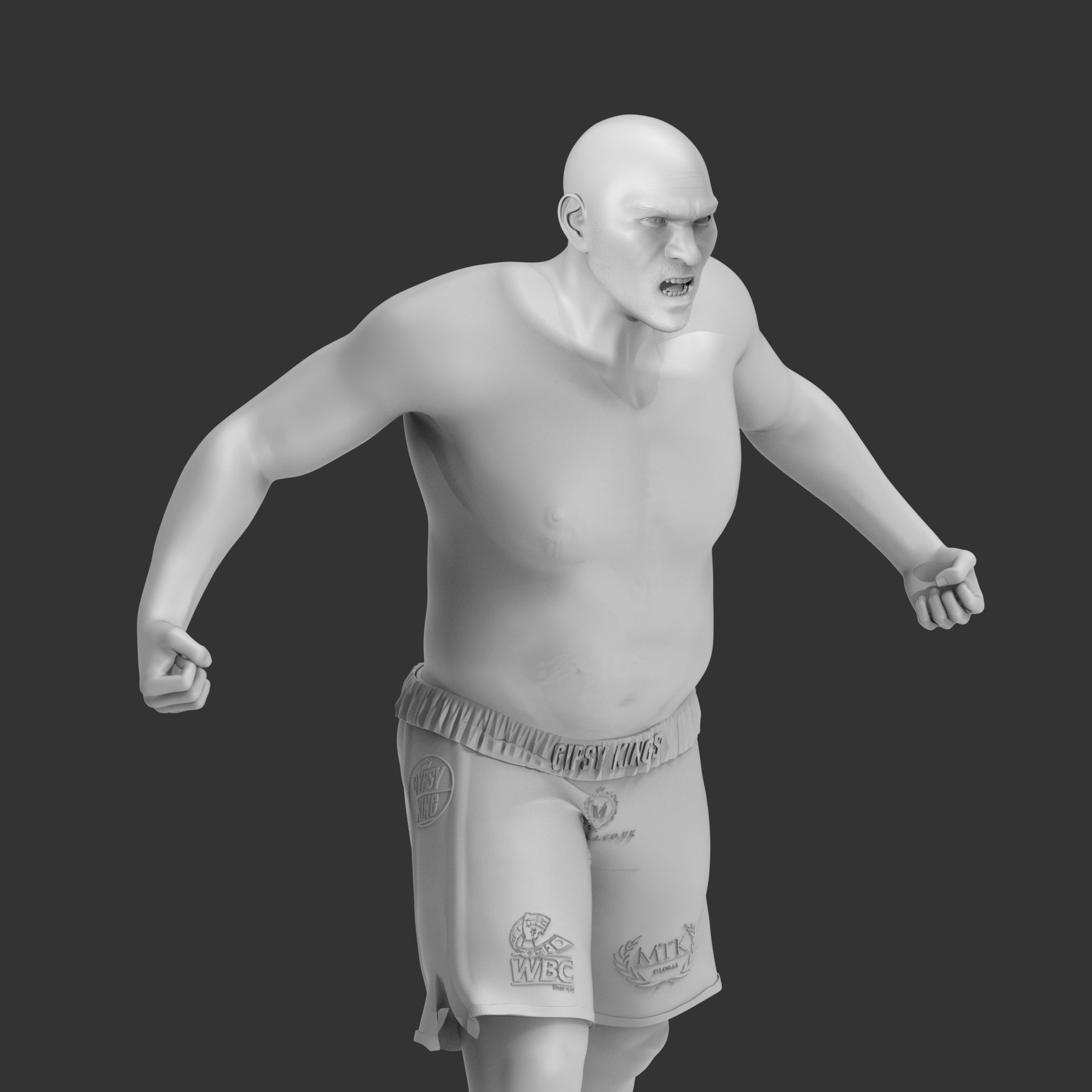 Tyson Fury 3D Printable 1 3D print model_23